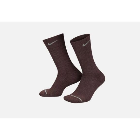 New NWT Nike Everyday Cushioned Wool Blend Crew Socks W 10-13 M 8-12 - Picture 1 of 9
